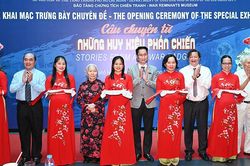 Trưng bày chuyên đề 'Câu chuyện từ những huy hiệu phản chiến'
