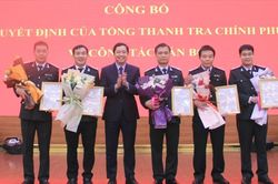 Thanh tra Chính phủ công bố loạt nhân sự mới
