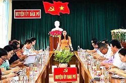 Đak Pơ khẩn trương chuẩn bị đại hội Đảng các cấp