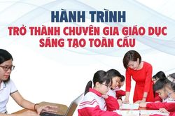 Hành trình trở thành chuyên gia giáo dục sáng tạo toàn cầu