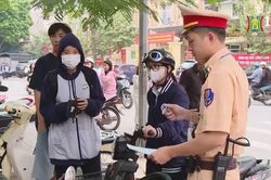 Sau 1 tháng xử phạt học sinh vi phạm luật giao thông