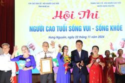 Sôi nổi Hội thi 'Người cao tuổi sống vui - sống khỏe'