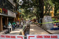 Cận cảnh hiện trường gần 150 bộ hài cốt được phát hiện khi cải tạo hệ thống thoát nước