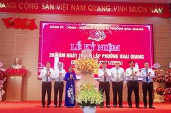 Vĩnh Yên (Vĩnh Phúc): Phường Khai Quang kỷ niệm 20 năm ngày thành lập