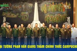 Đại tướng Phan Văn Giang thăm chính thức Campuchia