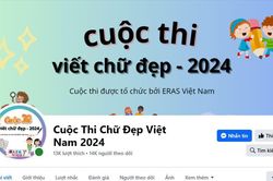 Cảnh giác với các cuộc thi trực tuyến viết chữ đẹp