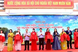 Triển lãm 'Văn Miếu - Quốc Tử Giám với truyền thống khoa bảng Ninh Bình'