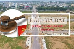 Để đấu giá đất trở lại 'quỹ đạo' phát triển bình thường