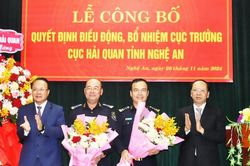 Ông Nguyễn Hồng Linh được điều động, bổ nhiệm làm Cục trưởng Cục Hải quan tỉnh Nghệ An