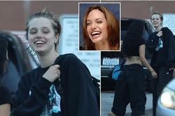 Shiloh - con gái giống hệt Angelina Jolie chụp ảnh rất vui vẻ với bạn nhảy nữ