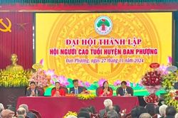 Ông Đỗ Xuân Hùng được bầu làm Chủ tịch Hội Người cao tuổi huyện Đan Phượng