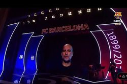 Pep Guardiola xuất hiện cùng vết sẹo sau sự cố, hát mừng lễ kỷ niệm 125 năm của Barcelona