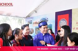 Học sinh iSchool Hà Tĩnh trải nghiệm không gian ví, giặm