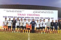 Gia Lai giành giải 3 tại Giải Bóng đá Thanh niên các dân tộc thiểu số 5 tỉnh Tây Nguyên