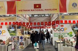 Sản phẩm OCOP, thủ công mỹ nghệ Việt tham gia Hội chợ Thủ công mỹ nghệ quốc tế tại châu Âu
