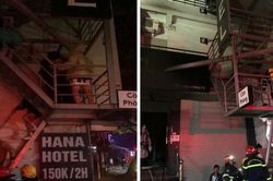 Hơn 20 người thoát khỏi vụ cháy khách sạn tại quận Nam Từ Liêm lúc rạng sáng