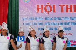 Xã Kon Chiêng giành giải nhất thi sáng kiến truyền thông về phòng-chống tảo hôn