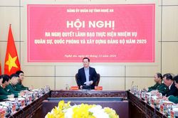Đảng ủy Quân sự tỉnh Nghệ An ra Nghị quyết lãnh đạo thực hiện nhiệm vụ năm 2025