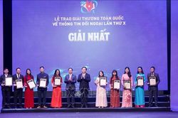 Lễ trao Giải thưởng toàn quốc về thông tin đối ngoại lần thứ 10