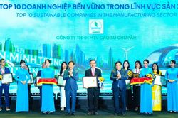 Cao su Chư Păh lọt top 10 doanh nghiệp bền vững năm 2024