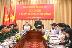 Đảng ủy Quân sự tỉnh Quảng Ninh ra nghị quyết lãnh đạo thực hiện nhiệm vụ năm 2025