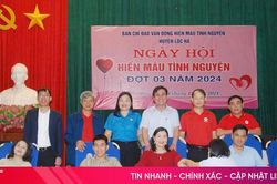 250 người tham gia hiến máu tình nguyện ở Lộc Hà