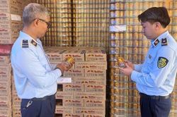 'Đột kích' xưởng sản xuất nước tăng lực bò húc xâm phạm quyền nhãn hiệu Redbull