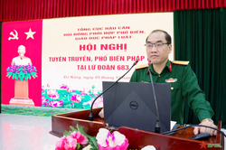 Nâng cao hiệu quả tuyên truyền, phổ biến pháp luật tại Lữ đoàn 683