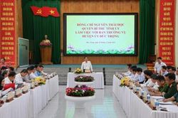 Quyền Bí thư Tỉnh ủy Nguyễn Thái Học: Đức Trọng cần tập trung giải quyết các vấn đề lớn đang tồn tại, tăng tốc, bứt phá để phát triển