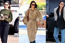 Tham khảo 10 bộ trang phục mùa đông tối giản của Kendall Jenner