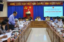 Thường trực HĐND tỉnh trao đổi nội dung kỳ họp thứ 25