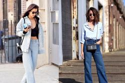 Cao 1m50 có nên mặc quần jeans ống rộng?