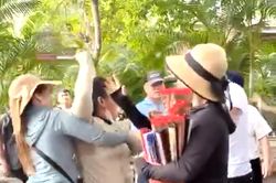 Phường Phương Sài: Xử lý các trường hợp bán hàng rong tại chùa Long Sơn