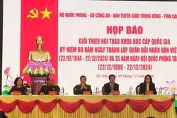 Hội thảo khoa học cấp quốc gia kỷ niệm 80 năm Ngày thành lập Quân đội nhân dân Việt Nam