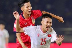 Tổng thuật trận Lào 1-4 Việt Nam: Chiến binh Sao vàng khởi đầu thuận lợi