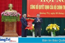 Công bố quyết định của Bộ Chính trị về điều động, chỉ định ông Nguyễn Long Hải giữ chức Bí thư Tỉnh ủy Quảng Trị