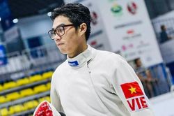 Tuyển đấu kiếm Việt Nam thắng tuyệt đối ở đồng đội ba cạnh nam