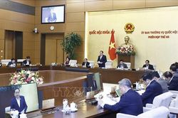 Khai mạc Phiên họp thứ 40 của Ủy ban Thường vụ Quốc hội