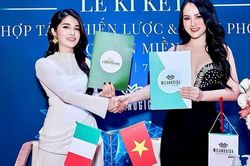 Á hậu Phước Phạm - Founder Green Global ký kết phát triển Milanogica miền Nam