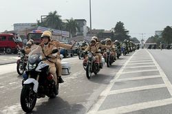 Công an Quảng Trị ra quân tấn công trấn áp tội phạm, bảo đảm ANTT Tết nguyên đán Ất Tỵ 2025