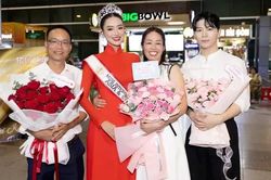 Á hậu Miss Intercontinental 2024 Bùi Khánh Linh rạng rỡ về nước