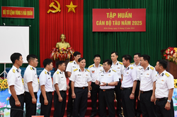 Bộ tư lệnh Vùng 5 Hải quân tập huấn cán bộ tàu năm 2025