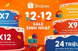Shopee 12.12 giúp nhà bán hàng trong nước tăng trưởng gấp 12 lần