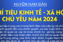 Huyện Nam Đàn có 25/25 chỉ tiêu kinh tế - xã hội chủ yếu đạt và vượt