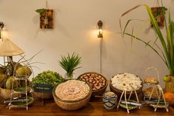 Dân dã cùng buffet bánh quê
