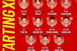 Đội hình xuất phát Việt Nam vs Indonesia: Filip Nguyễn bắt chính, Quang Hải mang băng đội trưởng
