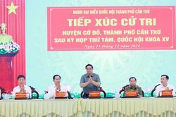 Thủ tướng tiếp xúc cử tri sau Kỳ họp thứ tám, Quốc hội khóa XV