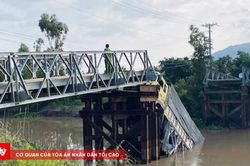 Tạm giam tài xế điều khiển xe ô tô tải làm sập cầu T6