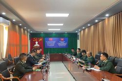 Hội đàm biên phòng Việt Nam - Trung Quốc tại Mường Nhé