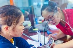 Không có chuyện quá tải cập nhật sinh trắc học tại các ngân hàng ở Nghệ An
